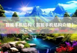 智能手机结构（智能手机结构介绍）