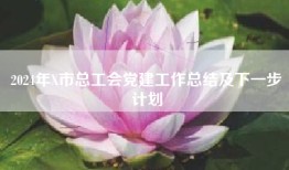 2024年X市总工会党建工作总结及下一步计划
