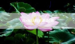 ZOOKEEPER 不起来