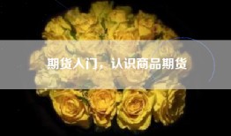 期货入门，认识商品期货