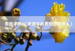 美图手机7（美图手机官网首页进入）
