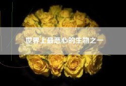 世界上最恶心的生物之一